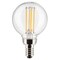 Satco 4w G16.5 Globe Filament LED 3000K Candelabra Base Dimmable - 40w equiv
